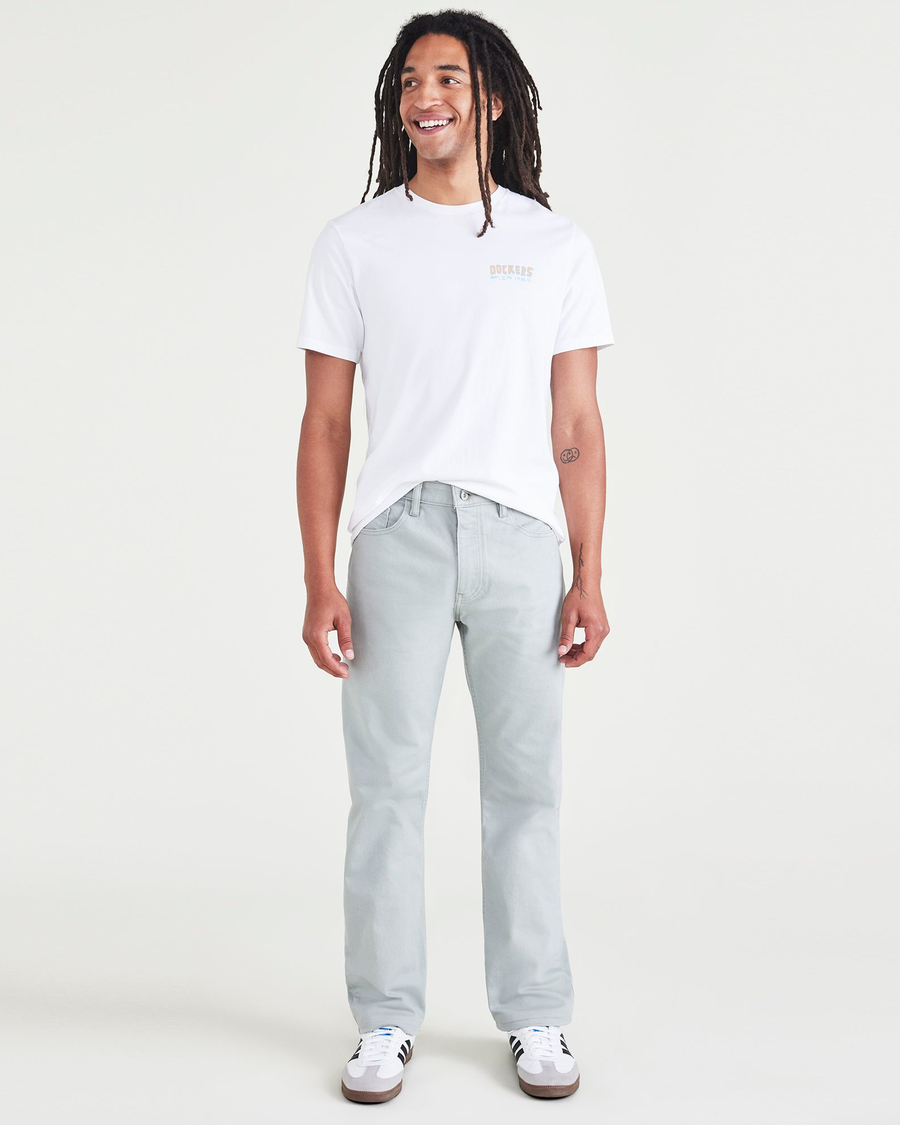 (image for) Interesting Jean Cut Pants, Straight Fit